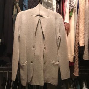 Gray blazer